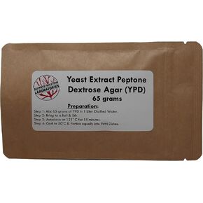 Yeast Extract Peptone Dextrose Agar (YEPD) (YPD) - 65 Grams