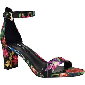 Nine West Women's PRUCE Heeled Sandal, Bronze Mirror Metallic 751, 11