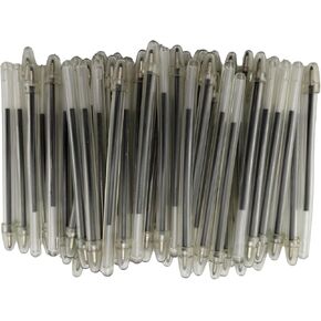 Comfort Axis Flexible Non-Lethal Safety Pens 4" Bendable Pens for Hospitals, Mental Health Institutions and Prisons, Black (100 Pack)