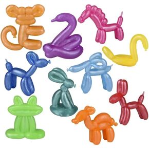 Nikki's Knick Knacks Mini Balloon Palloon Animal Squishy Toys - حفلات الحفلات لأحزاب عيد ميلاد الأطفال Goodie Box Box Treasure Chest Chest Carnival Gower in Kuwait