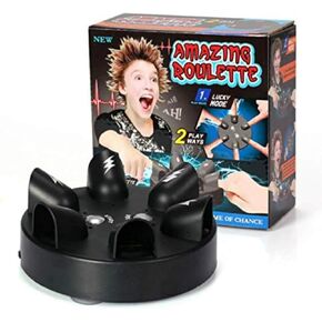 Polygraph Electric Shock Game, Novel Truth Game, Party Game Analyzer, Gift for Adults & Kids, 6 Player Supported, Battery Powered