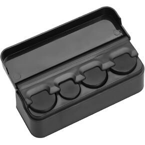 2 PCS Coin Holder for Car, Auto Portable Mini Change Storage Organizer for Coins of Different Sizes, Universal Vehicle Change Holder Money Dispenser Coin Case, Car Accessories