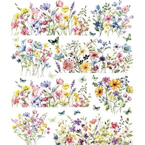 Summer Meadow Rice Paper, 11.5 x 14.5 inch (1pc) – Mulberry Paper for Decoupage Scrapbooking Cards Crafts by Craft Kreatively