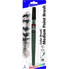 Pentel Arts Color Brush with Pigment Ink, Sepia Ink, 1-PK (GFPBP141)