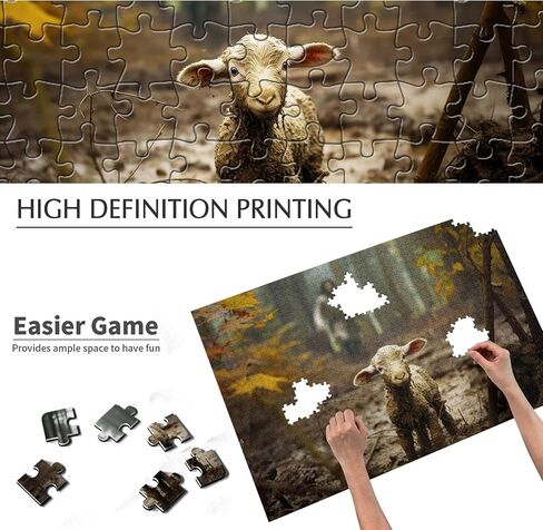 Christian Puzzles for Adults Wooden Jigsaw Puzzles 500 Pieces Hand of God Jesus Religious Puzzles Christian Gifts Puzzle Religious Wall Decor in Saudi Arabia