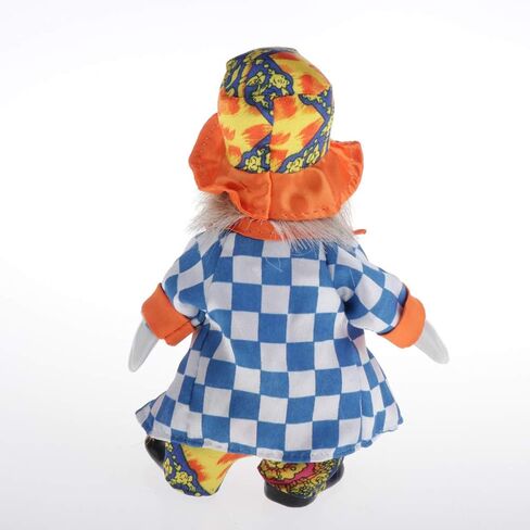 Esquirla 16cm Porcelain Clown Doll Harlequin Doll with Beautiful Outfit Hat for Kids Toys, Home Decoration Ornament in Saudi Arabia