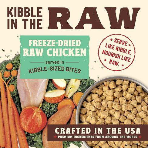 primal kibble في طعام الكلاب المجفف الخام المجفف ، الدجاج ، مغرفة وتقدم ، مصنوع من البروتين الخام ، وتغذية المكونات الكاملة ، مصنوعة في الولايات المتحدة الأمريكية ، كيس الكلاب الجافة 5.4 رطل in Kuwait