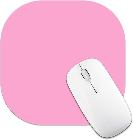 Mouse Pad, Square Small Mouse Mat, Non-Slip Mini Mousepads Cute Washable, Rubber Black Mouse Pads Portable 18cm x 18cm for Travel Working Home Desk Organiser in Saudi Arabia