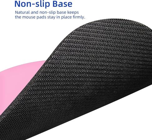Mouse Pad, Square Small Mouse Mat, Non-Slip Mini Mousepads Cute Washable, Rubber Black Mouse Pads Portable 18cm x 18cm for Travel Working Home Desk Organiser in Saudi Arabia