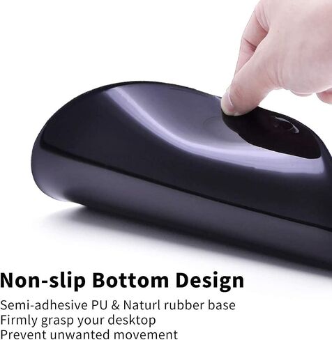 لوحة الماوس مع هلام دعم المعصم ، وسادة الماوس المريح مع راحة معصم مريحة ، والألعاب Mousepad قاعدة PU للانزلاق لمكتب كمبيوتر محمول سهلة وتخفيف الألم ، اليعسوب الأرجواني in Kuwait