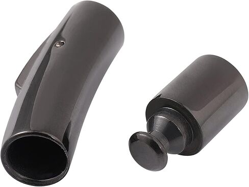 Konmay 5pcs 3.0mm أسود 316L برميل أنبوب برميل/حربة المقاطع المقاطع المقاومة القلادة الفولاذ المقاوم للصدأ لصنع المجوهرات in Kuwait