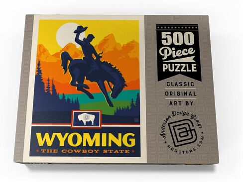 MyPuzzle Wyoming: The Cowboy State - Premium 500 Piece Jigsaw Puzzle للبالغين in Kuwait