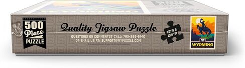 MyPuzzle Wyoming: The Cowboy State - Premium 500 Piece Jigsaw Puzzle للبالغين in Kuwait