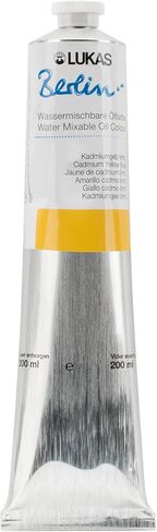 Lukas Water mixable Premium Oil Paint. 200 ml Titanium White in Kuwait
