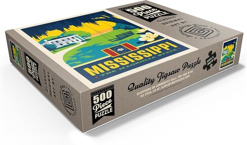 MyPuzzle Mississippi: The Magnolia State - Premium 500 Piece Jigsaw Puzzle للبالغين in Kuwait