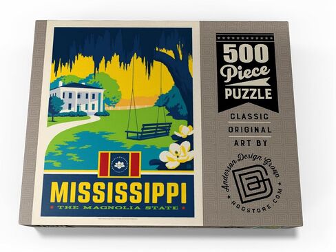 MyPuzzle Mississippi: The Magnolia State - Premium 500 Piece Jigsaw Puzzle للبالغين in Kuwait