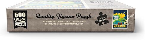 MyPuzzle Mississippi: The Magnolia State - Premium 500 Piece Jigsaw Puzzle للبالغين in Kuwait