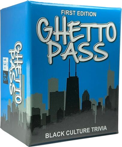 Ghetto Pass – Black Culture Celebration Card Game: Perfect for Family Game Nights, Urban Trivia, and Fans of Black Excellence Celebrating Our History in Kuwait