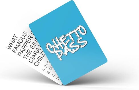 Ghetto Pass – Black Culture Celebration Card Game: Perfect for Family Game Nights, Urban Trivia, and Fans of Black Excellence Celebrating Our History in Kuwait
