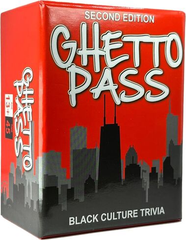 Ghetto Pass – Black Culture Celebration Card Game: Perfect for Family Game Nights, Urban Trivia, and Fans of Black Excellence Celebrating Our History in Kuwait