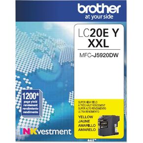 Brother LC20EY Super High Yield Yellow Ink Cartridge