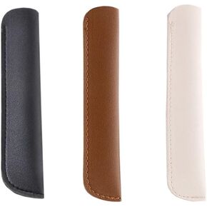 GSHLLO 3 PCS PU LEATHER PEN SLEVES FOUNTAIN PEN POUCHES GIFT IMPLIS