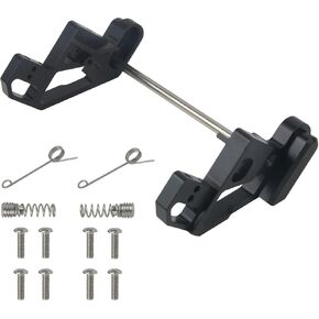 Aluminum Twisting Rear Axle Suspension Mount for Tamiya CW01 Lunch Box Chassis Upgrade Parts
