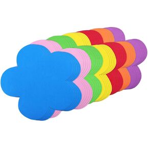 35Pcs Foam Flower Cut Outs 6'' Large Foam Flower Shapes Flower Decoration Bulletin Board Cut Outs Flower Classroom Decor for Classroom Decor DIY Craft Party Decor Teacher Supplies(Flower)