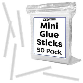 Mini Hot Glue Sticks for Glue Gun - 4" x 0.27 - Mini Clear Sticks Bulk - Ideal for Craft Projects - Bonds to Wood, Glass, Metal, Paper and More- 200 Pack