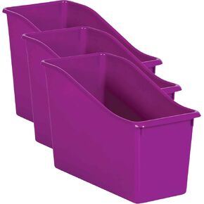 Teacher Created Resources® Purple Plastic Book Bin, 1 Count (Pack of 1)