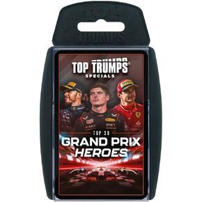 Top Trumps Card Game F1 Grand Prix Heroes - Family Games for Kids and Adults - Learning Games - Kids Card Games for 2+ Players - Kid War Games - Card Games for Families - Card Wars - for 15 Plus Kids