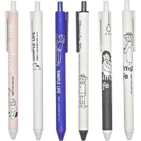 12 PCS Cartoon Astractable Kawaii شخصيات أقلام Girls Girl in Kuwait