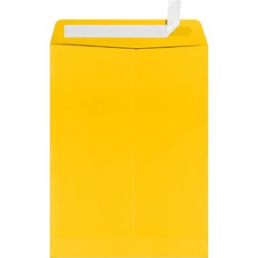LUXPaper 9 x 12 Open End Window Envelopes | Peel & Press | White | 28lb. Text | 250 Qty