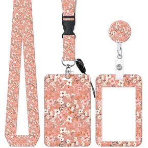 ID Badge Holder with Retractable and Detachable Lanyard, Cute Badge Reel Breakaway Lanyard with Carabiner Clip for Women, Teachers, Nurses, Students, Perfect Work and Office(Black Glitter)