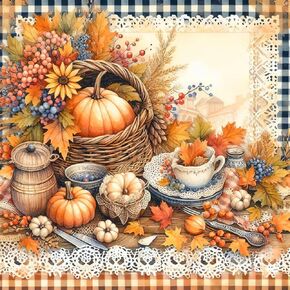 مجموعات الطلاء الماس Acudotr Harvest للبالغين ، 5D Diy Pumpkin Art Kits للمبتدئين ، مجموعات الطلاء الماس الكاملة لتديين الجدار المنزلي ، 12 × 12 بوصة