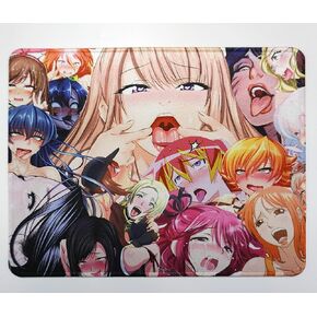 Hentai Ahego Mouse Pad 12x10 Inghes Anime Sexy Gaming Anime Cartoon Mousepad