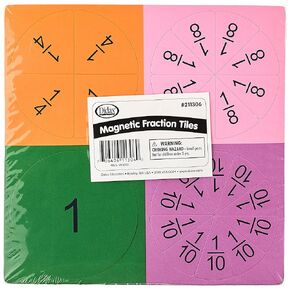 Didax Educational Resources Magnetic Fraction Tiles