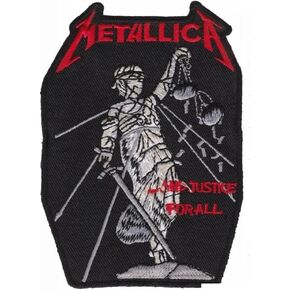 American Heavy Metal Band Embroidered Patch for Clothing - Sew-On or Iron-On Applique Badge - Trendy DIY Fashion Accessory - Unique Decorative Logo for Jackets, Jeans, and Bags - Vintage - Apparel