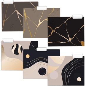 File Folders (6 Designs), Folders, Decorative File Folders, Cute File Folders, Letter Size, Pretty Folders, Folders Office, Geometric File Folder, Dolder Design (24)