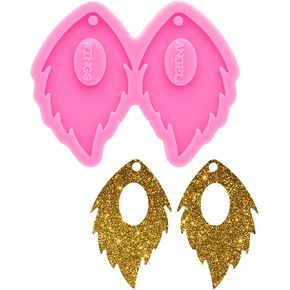 Earring Silicone Molds for Making Resin Jewelry Epoxy Resin Molds Earring Jewelry Resin Silicone Casting Molds for DIY Women Earrings, Resin Jewelry, Pendant Craft