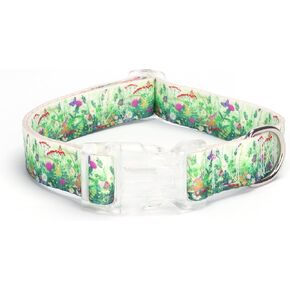 Adjustable Dog Collar, Special Design Patterns, Soft Nylon Comfortable Durable Pet Collar for Small Medium Large Dogs, Perfect Pet Collar Gift (S, Pink) in Kuwait