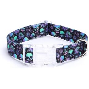 Adjustable Dog Collar, Special Design Patterns, Soft Nylon Comfortable Durable Pet Collar for Small Medium Large Dogs, Perfect Pet Collar Gift (S, Pink) in Kuwait