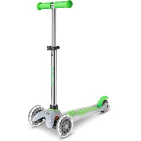 Micro Kickboard Mini Deluxe LED Three-Wheeled Lean-to-Steer Swiss-Designed Micro Scooter