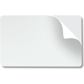 100 Pack - Bodno Premium CR80 10 Mil Mylar Adhesive Backed PVC Cards