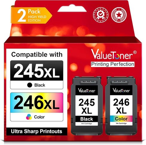 Valuetoner Remanufactured Ink Cartridge Replacement for HP 64XL Ink Cartridge Combo Pack 64 XL for Envy Photo 7855 7858 7800 7100 7155 6255 7164 Inspire 7255e 7955e 7958e 7900e Tango (Black, Color) in Saudi Arabia
