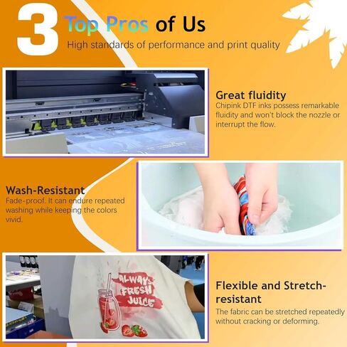 DTF White Ink 1000ML Refill for Printhead DX5 DX7 5113 XP600 L3200 4720 TX800 L1800 L805 R1390 DTF Printer, for DTF Heat Transfer Film Printing (1 Pack, White) in Kuwait