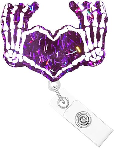 Funny Nurse Badge Reel Holder I'm a Mom and a Nurse Nothing Scares Me Glitter Badge Reels Retractable for Nurses Medical RN CNA Nursing Student Badge Clip PCT ID Card Accessories in Kuwait