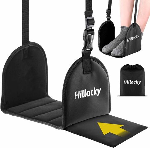 1 Pack - Foot Hammock for Plane Travel, Portable Airplane Foot Hammock with Memory Foam and Hardboard, Airplane Travel Essentials in Saudi Arabia
