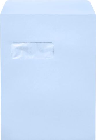LUXPaper 9 x 12 Open End Window Envelopes | Peel & Press | White | 28lb. Text | 250 Qty in Kuwait