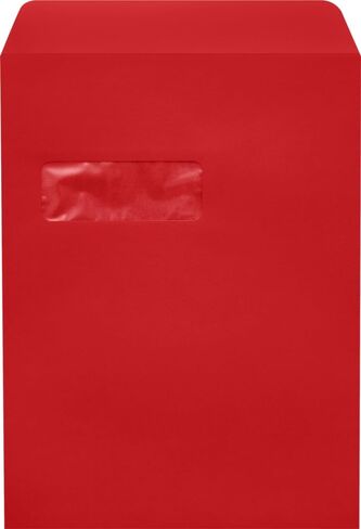 LUXPaper 9 x 12 Open End Window Envelopes | Peel & Press | White | 28lb. Text | 250 Qty in Kuwait